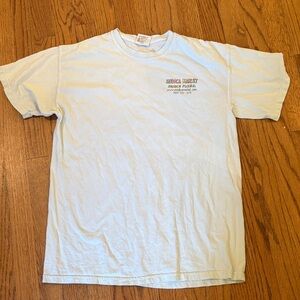 Women’s light green blue Monica market seaside beach 30A T-Shirt medium